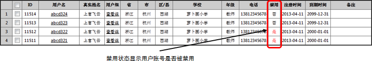 用户状态